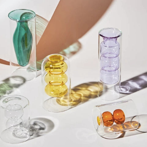 Bubble Color Vase - Ambar