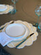 Straw Wave Placemats White - Set of 6