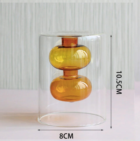 Bubble Color Vase - Ambar
