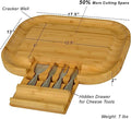 Bamboo Cheese Board and Knife Set - Rectangular