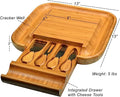 Bamboo Cheese Board and Knife Set - Square