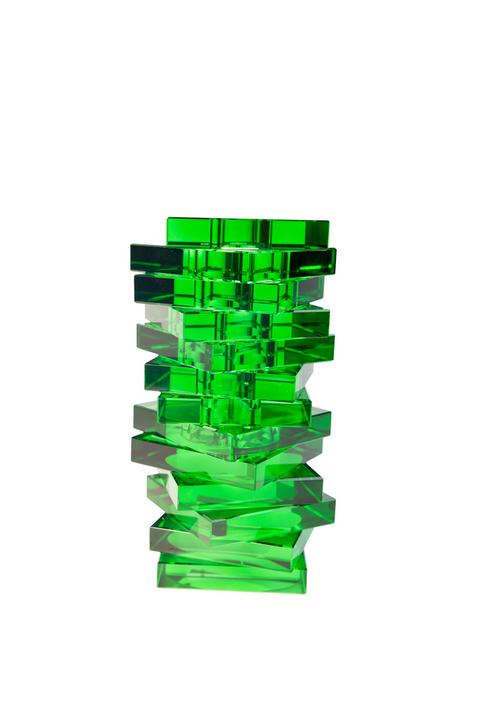 Jenga Vase - Green