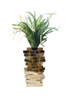 Jenga Vase - Ambar