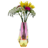 Lumina Iridescent Large Acrylic Vase - Pink/Yellow