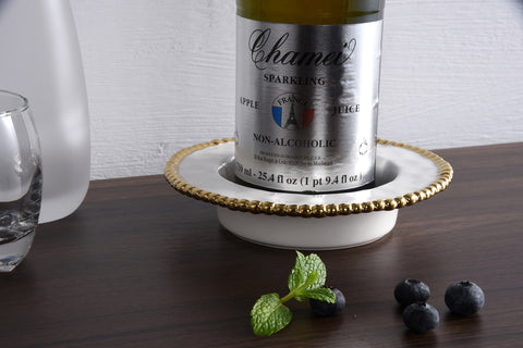 Oven to Table Bottle Coaster - Gold