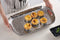 Oven to Table Rectangular Tray with Handles - Silver Ripple