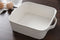 Oven to Table Small Rectangular Baking Dish - Le Blanc