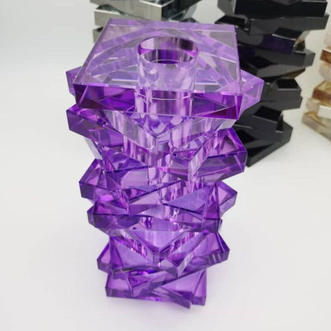 Jenga Vase - Purple