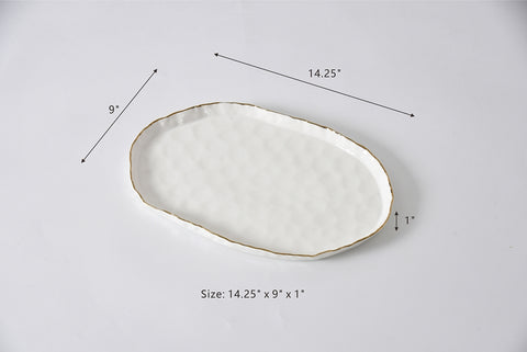 Oven to Table Medium Oval Platter - Portofino