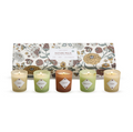 Set of 5 Scented Candles in Gift Box - Nature