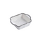Oven to Table Small Rectangular Baking Dish - White with Silver Bead Trim