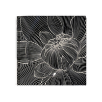 Candy Bowl - BW Realistic Flower (Black)