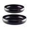 Matte Black Bowls - Set of 2