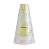 Triangular Bubble Color Vase - Yellow