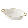 Oven To Table Oval Baking Dish - Golden Handles