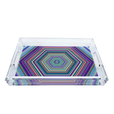 Acrylic Vanity Tray -  Hex Dylan