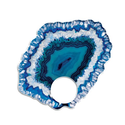Agate Acrylic Napkin Rings - Set of 6