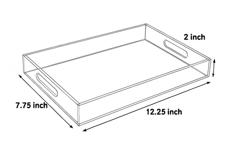 Acrylic Vanity Tray - Ode To Hurst Neon