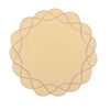 Straw Wave Placemats Beige - Set of 6