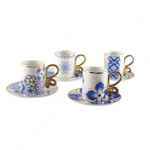 Empire Coffee Cups and Saucers - Set of 4
