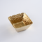 Oven to Table Square Snack Bowl - Gold Ripple