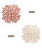 Mijal Gleiser Reversible Leather Trivet - Set of 2 - Coral