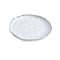 Oven to Table Round Serving Piece - White with Simple Silver Trim