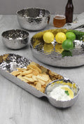 Oven to Table Chip & Dip - Silver Ripple