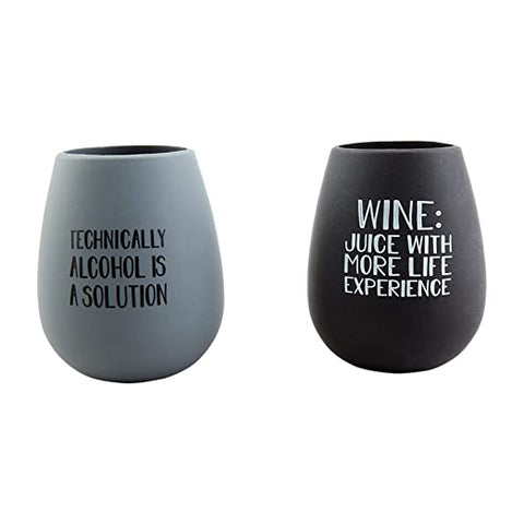 Silicone Wine Glass Set - Set of 2