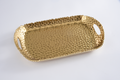 Oven to Table Rectangular Tray with Handles - Gold Ripple