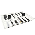Black/White Acrylic  Backgammon Set