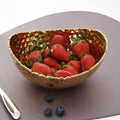 Oven to Table Ripple Oval Bowl - Gold
