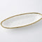 Oven to Table Oval Serving Piece - White with Gold Bead Trim