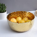 Oven to Table Large Round Bowl - Gold Ripple