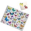 Butterflies Paper Placemats & Coasters - Set of 12