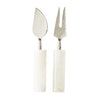 Alabaster Cheese Knives - Set of 2