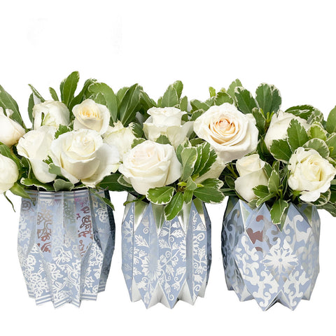 Copy of Paper Vase Wrap Set - Periwinkle Chinoiserie