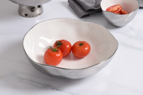 Oven to Table Wide Bowl - Silver