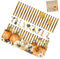 Thanksgiving Paper Placemats & Coasters - Set of 12