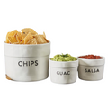 Ceramic Serving Set -  Chips, Salsa & Guac