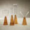 Veneto Glassware Set of 12 - Amber