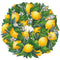 Paper Placemats Lemon Wreath - 12 Sheets