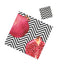 Pomegranate with B/W Stripes Paper Placemats & Coasters - Set of 12