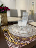 Passover Light Paper Placemats & Coasters - Set of 12