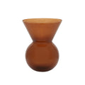 V Neck Glass Vase - Arabian Spice
