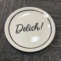 Food Quotes Appetizer Plates -  Set of 6