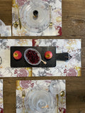 Apple & Pomegranate Paper Placemats & Coasters - Set of 12
