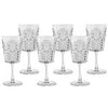 Baroque Clear Acrylic Wine Glasses -Set of 6